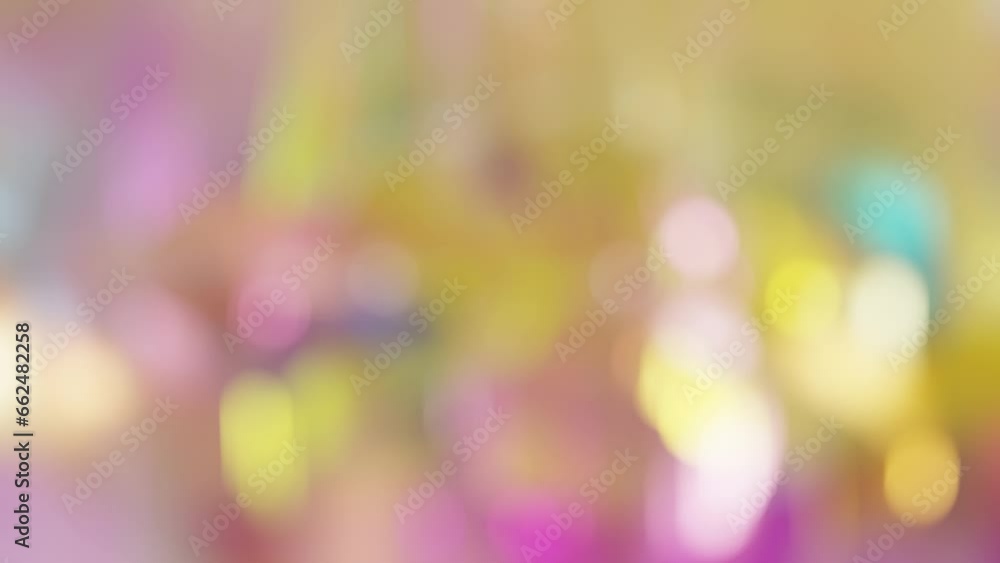 Poster bokeh light blurred circles gradient background animation.