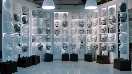 Wall of Faces, generative ai