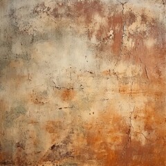 Fototapeta na wymiar Close-up, Plaster Wall, Different Brown Colors, ai generated