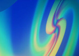 Light BLUE vector pattern with liquid shapes.