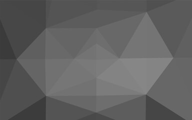 Fototapeta premium Light Silver, Gray vector polygonal template.
