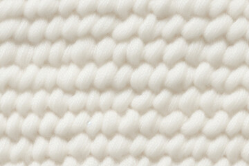 seamless pattern of white wool textile