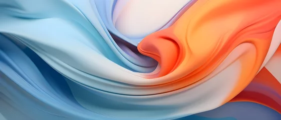 Gardinen abstract colorful background with waves © toomi123
