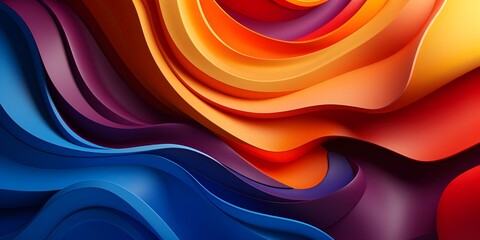 abstract colorful background with waves