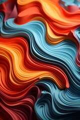 Obraz premium abstract colorful background with waves