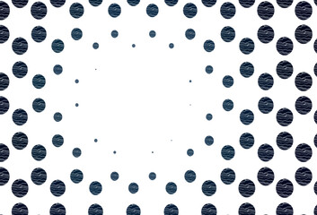 Light blue vector pattern with spheres.
