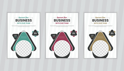 Corporate Brochure Cover Design and Business book Cover Design Template