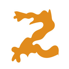 Retro alphabet vector 