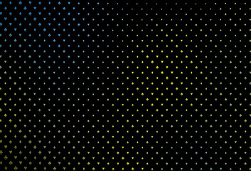 Dark blue, yellow vector template with poker symbols.