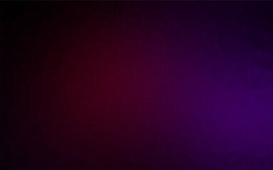 Dark Purple vector shining triangular pattern.