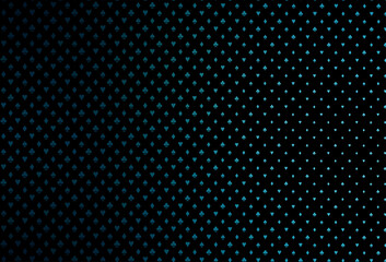 Dark blue vector pattern with symbol of cards.