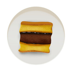 Fototapeta premium Lapis Cake Illustration 