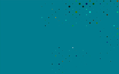 Light Multicolor, Rainbow vector texture with disks.