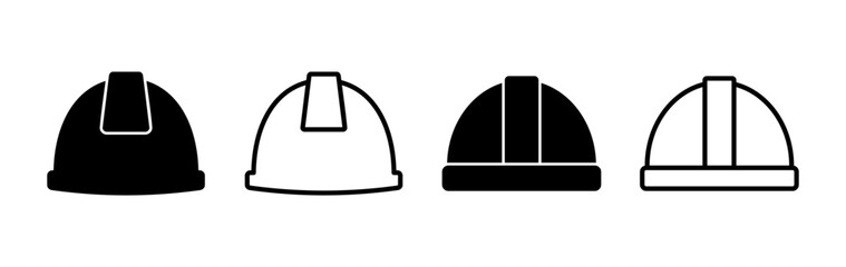 Helmet icon vector. safety helmet icon