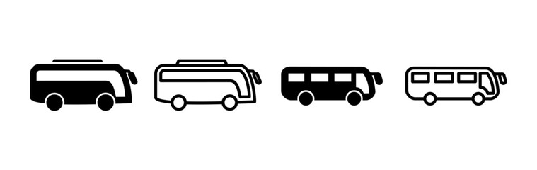 Bus icon vector. bus vector icon