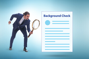 Concept of background security check