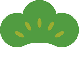 松　イラスト　年賀素材　和柄

