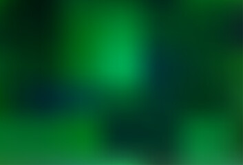 Light Green vector abstract bokeh pattern.