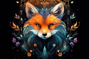 Curious spirit foxes, able to traverse between the spirit and physical realms - Generative AI