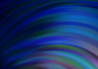 Dark BLUE vector pattern with lava shapes.