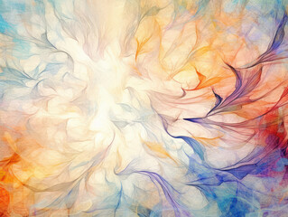 Abstract Colorful Liquid Marble Texture, Generative AI
