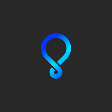 O and 8 monogram logo. Unique and elegant.