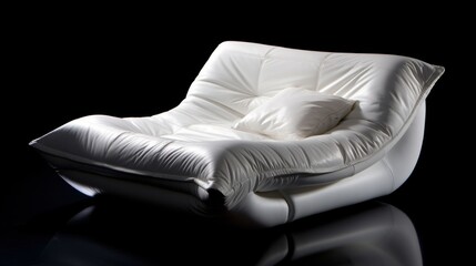 A single person sofa with white color UHD wallpaper Stock Photographic Image