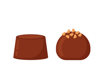 Chocolate candy vector concept