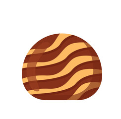 Chocolate candy vector concept
