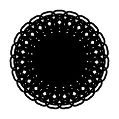 Round Lace Frame