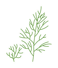 Green leaf vector concept