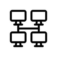 computer line icon