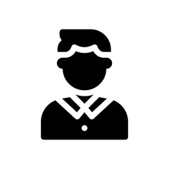 businessman glyph icon