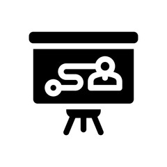 presentation glyph icon