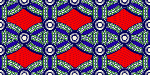 Vibrant Abstract African Textile Art, Tribal Hand-Drawn Patterns for Modern Summer Fashion, Ethnic Fusion Fashion for Unique Fabric for Stylish Clothing Prints