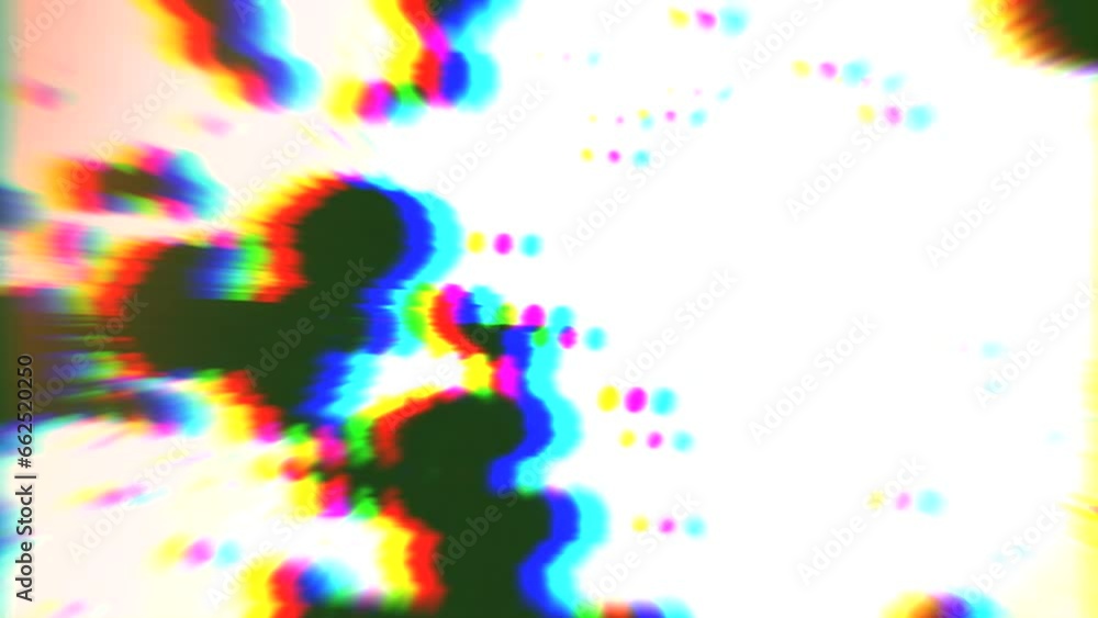 Poster loop video with textured images and hand drawn elements