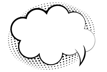 ふきだし　フレーム　シルエット　アイコン