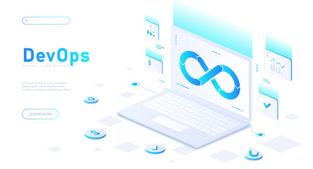 Web development white banner vector