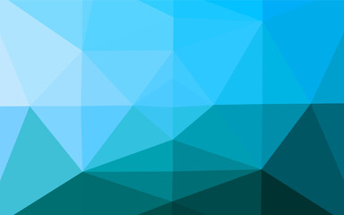 Light BLUE vector abstract polygonal layout.