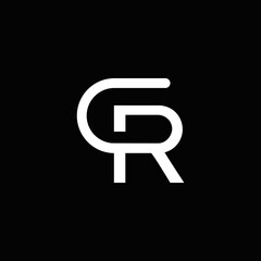 the logo consists of the letters G and R monogram.