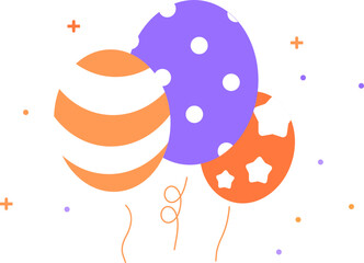 Balloon decoration for celebration