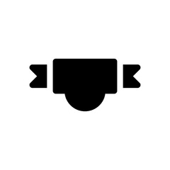 ribbon glyph icon