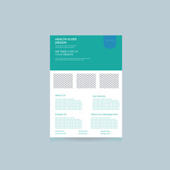 Corporate healthcare and medical flyer Vector File Design For 
Social media and hospital flyer business also use hospital. 
Flyer banner Posters card
