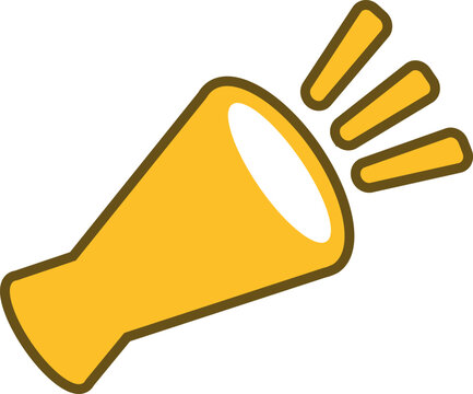 recommend clip art: メガホンのシンプルでかわいいイラスト