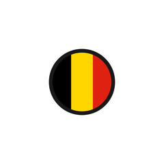 Fototapeta premium Belgium flag icon