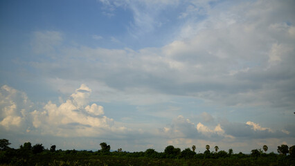 Cloud time lapse nature background