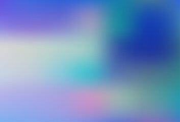 Light BLUE vector blurred shine abstract template.