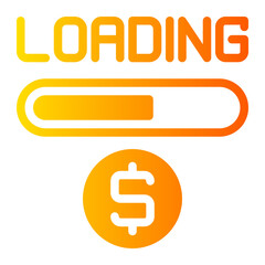 loading gradient icon