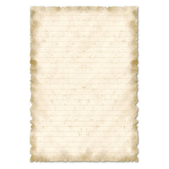 Obraz premium old paper with a border on transparent background.