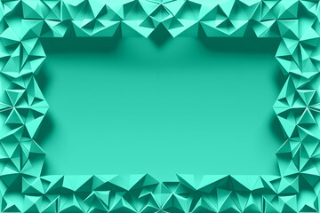 Colorful origami paper as abstract wallpaper background, Ai generated image